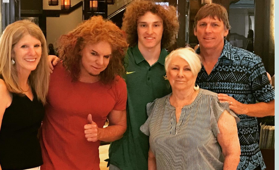 Carrot Top Parents and Childhood